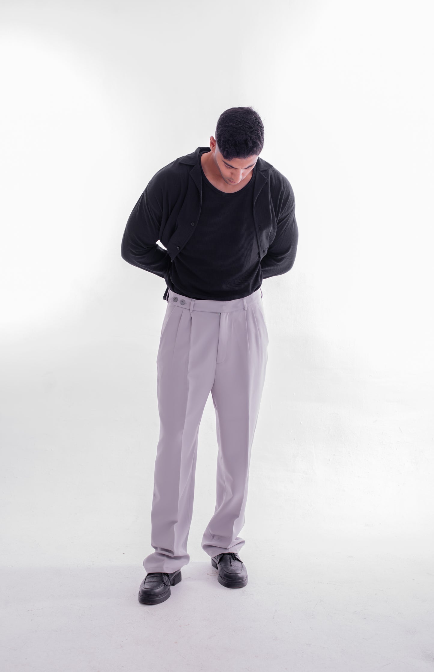LOOSE FIT TAILORED TROUSERS
