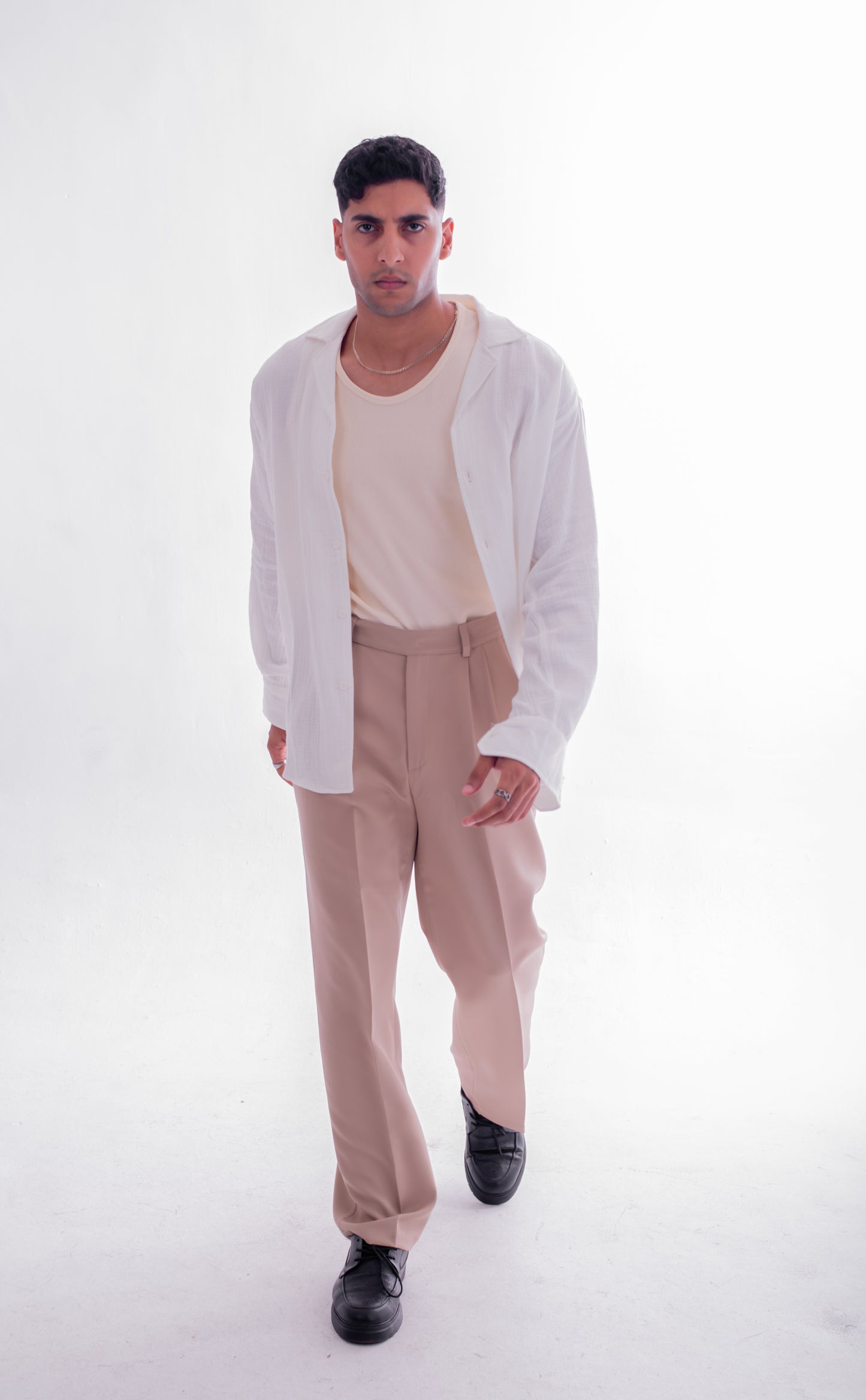 LOOSE FIT TAILORED TROUSERS