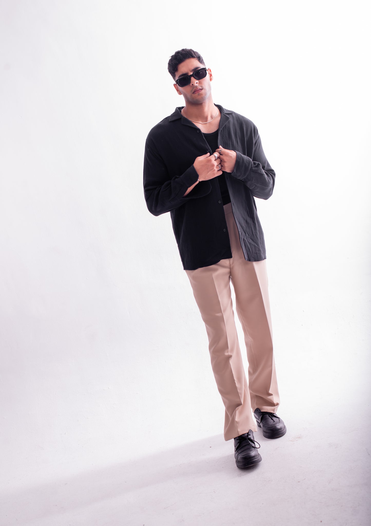 LOOSE FIT TAILORED TROUSERS