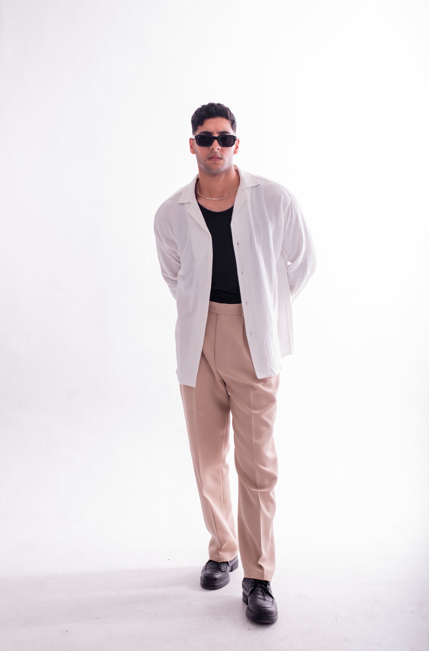 LOOSE FIT TAILORED TROUSERS
